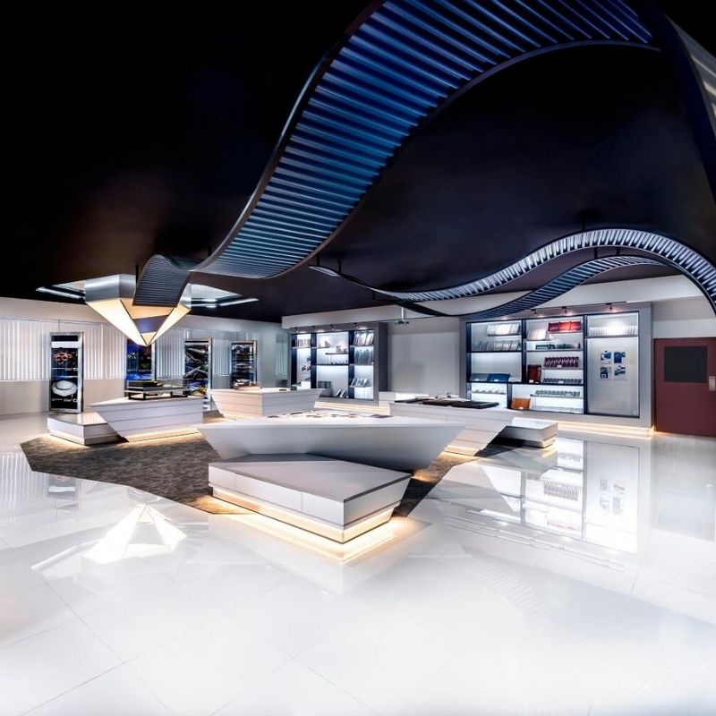 Bluescope - futuristic interior design by ArtDecor Design Studio